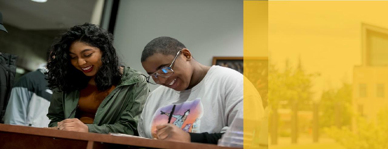 Two Students Studying